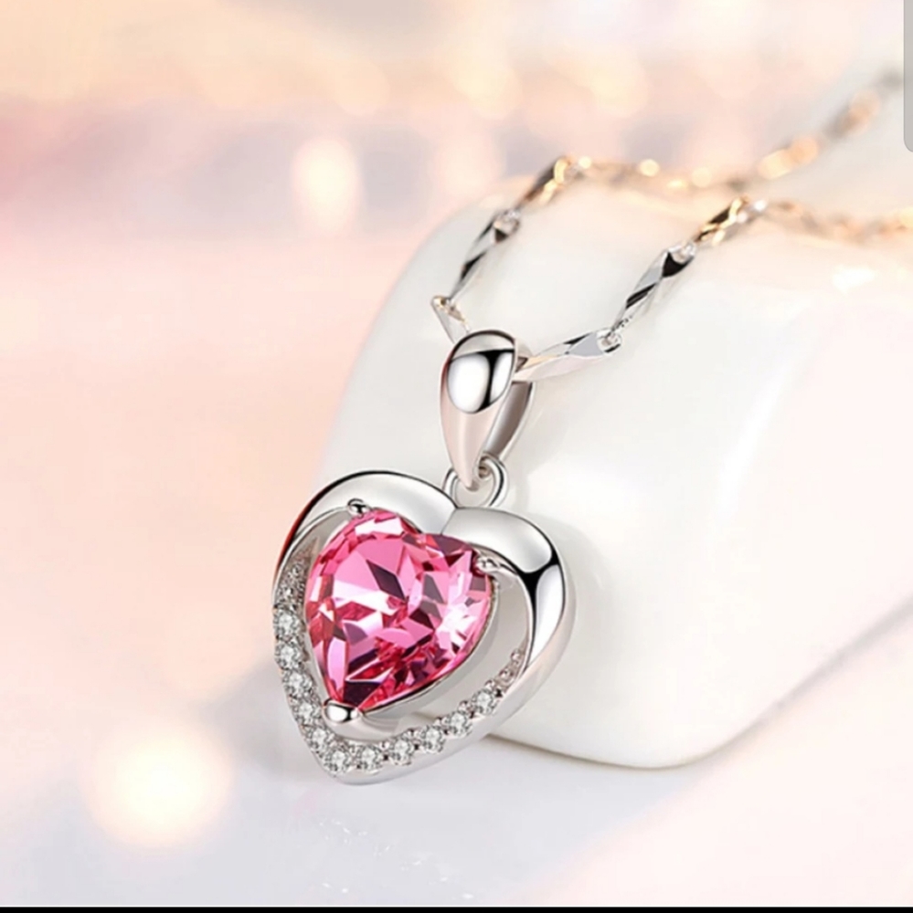 ❤️NEW 925 sterling silver Heart necklace ❤